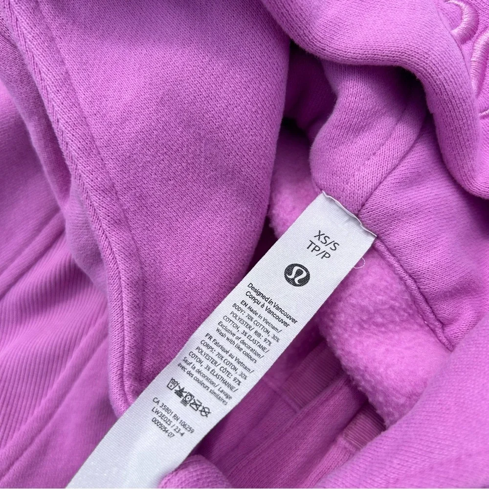 Lululemon cropped scuba hoodie jacket zip up - Picture 3 of 3